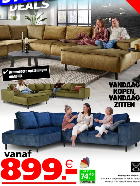 Promotie: Hoeksalon MANILLA