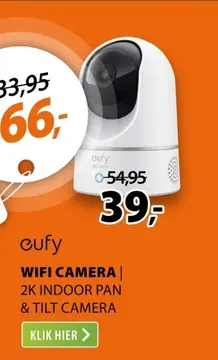 Aanbieding: Anker Eufy 2K indoor Pan & Tilt camera Wit