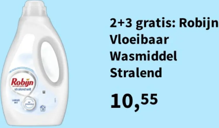 Promotie: Vloeibaar Wasmiddel Stralend