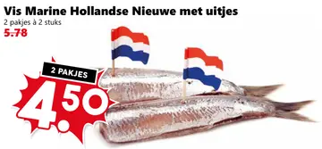 Aanbieding: Vis Marine Hollandse Nieuwe met uitjes