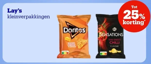 Promotie: Lay's kleinverpakkingen