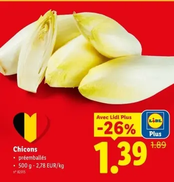Offre: Chicons