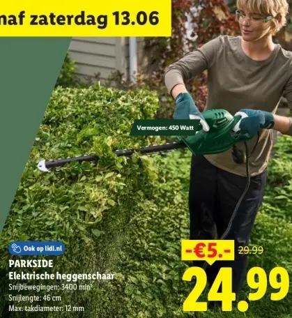 Aanbieding: Elektrische heggenschaar