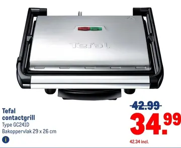 Aanbieding: Tefal contactgrill