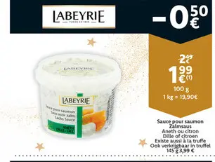 Aanbieding: Sauce pour saumon