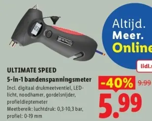 Aanbieding: 5-in-1 bandenspanningsmeter