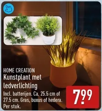 Aanbieding: Kunstplant met ledverlichting