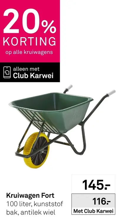 Aanbieding: Alle kruiwagens
