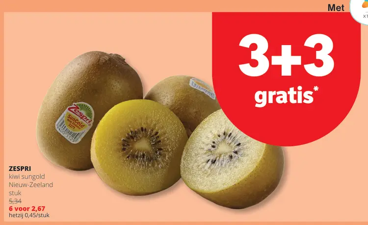 Promotie: Kiwi sungold