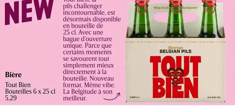 Offre: Bière Tout Bien