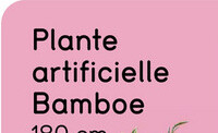 Offre: Plante Bambou artificielle dans pot - verte - 180 cm