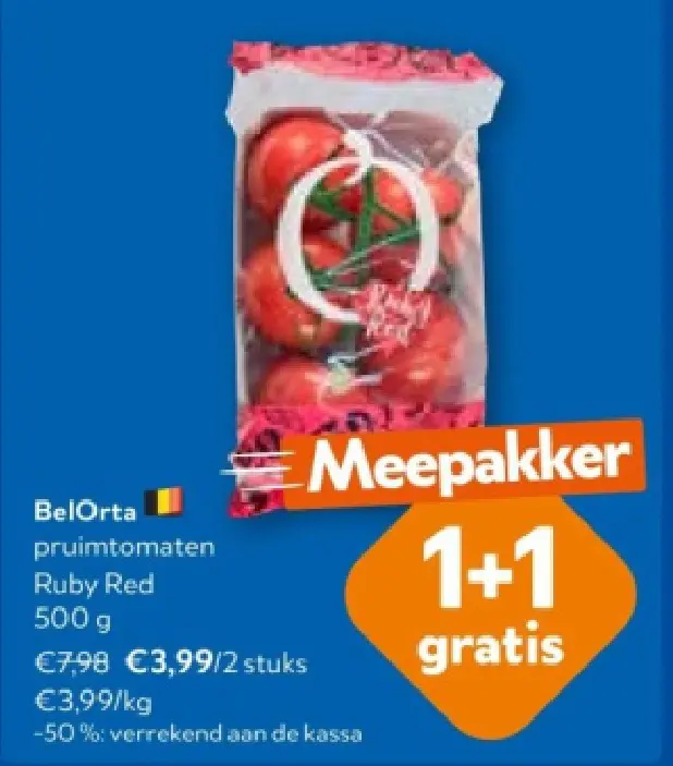 Promotie: pruimtomaten Ruby Red