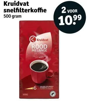 Aanbieding: Snelfilterkoffie