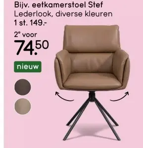 Aanbieding: eetkamerstoel Stef