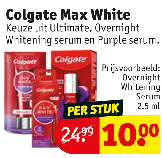 Promotie: Colgate Max White