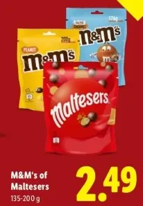 Aanbieding: M&M's of Maltesers