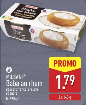 Offre: Baba au rhum