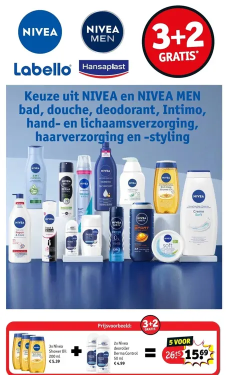 Promotie: Nivea en Nivea men
