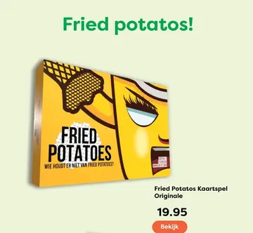 Aanbieding: Fried Potatos Kaartspel Originale
