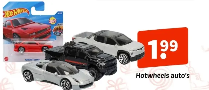Aanbieding: Hotwheels auto's