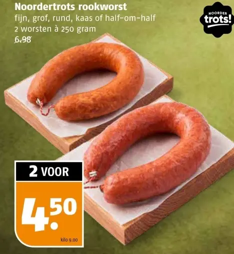 Aanbieding: Noordertrots rookworst
