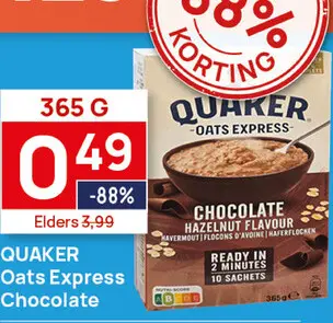 Aanbieding: Oats Express Chocolate