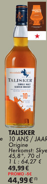 Offre: TALISKER 10 ANS/JAAR