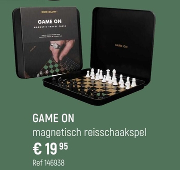 Aanbieding: magnetisch reisschaakspel