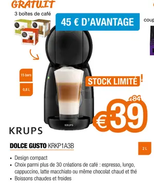 Offre: Dolce gusto krkp1a3b