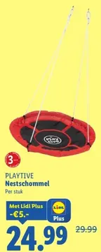 Aanbieding: PLAYTIVE Nestschommel