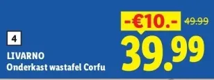 Aanbieding: Onderkast wastafel Corfu