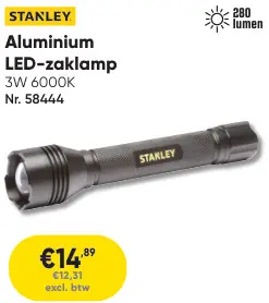 Promotie: Aluminium LED-zaklamp
