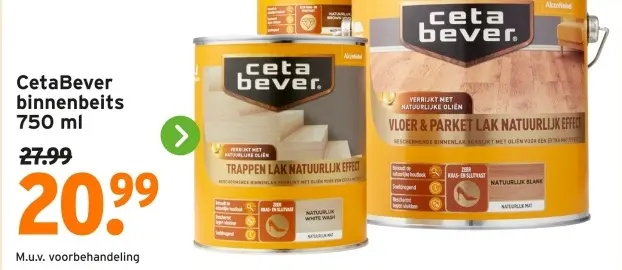 Aanbieding: binnenbeits