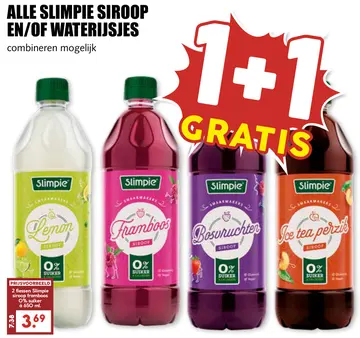Aanbieding: Slimpie siroop en/of waterijsjes