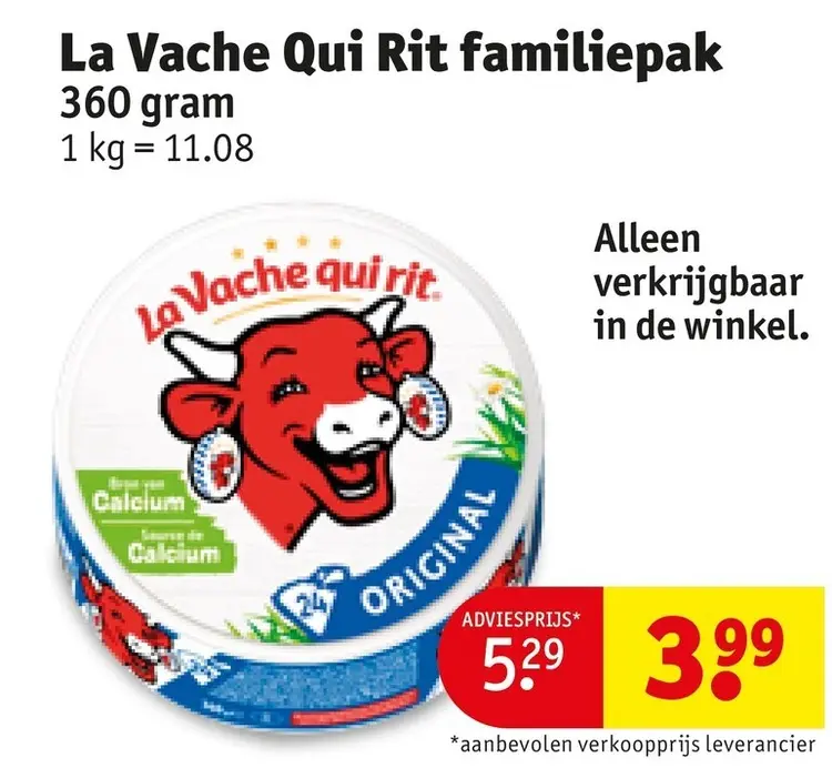 Promotie: La Vache Qui Rit familiepak