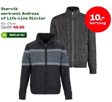 Aanbieding: Størvik werkvest Andreas of Life-Line Olivier