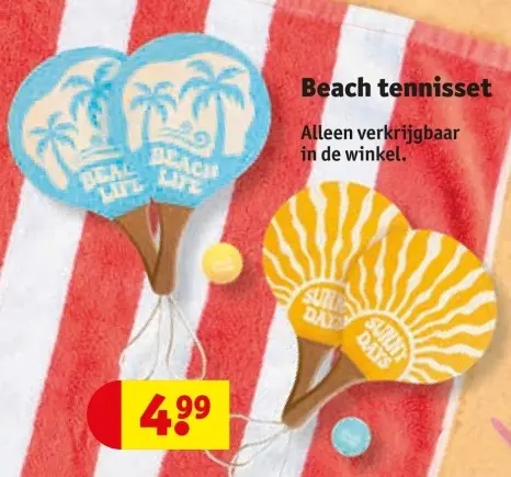 Aanbieding: Beach tennisset