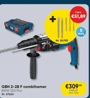 Promotie: GBH 2-28 F combihamer