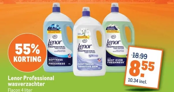 Aanbieding: Lenor Professional wasverzachter
