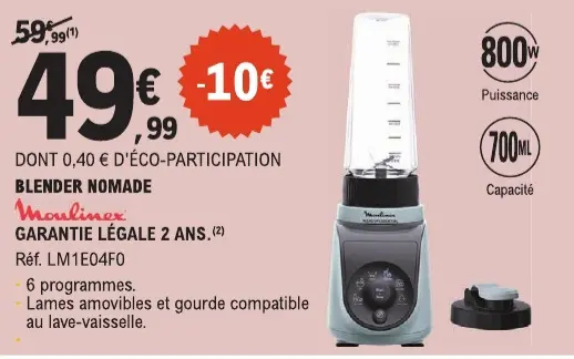 Offre: Blender nomade
