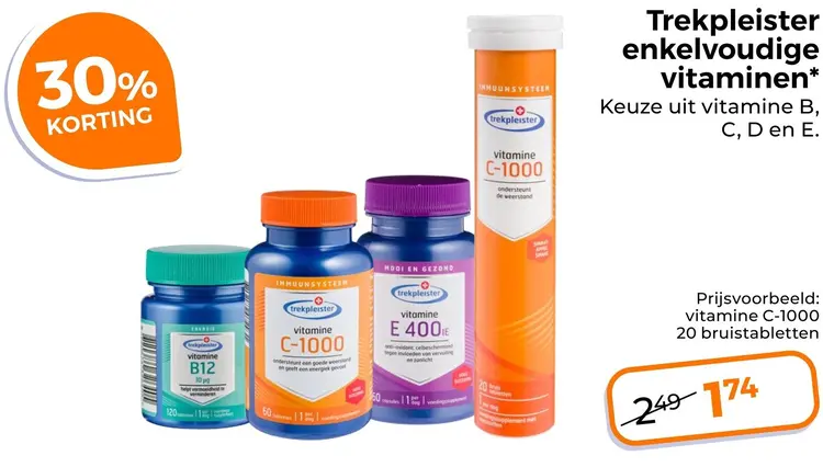 Aanbieding: Enkelvoudige vitaminen
