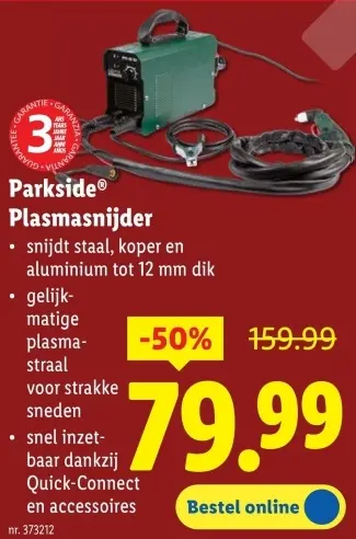 Promotie: Plasmasnijder