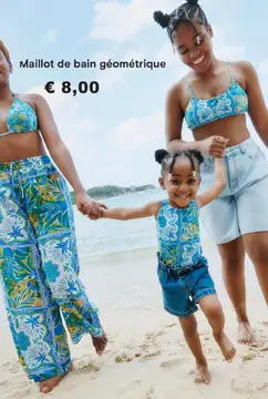 Offre: Maillot de bain géométrique