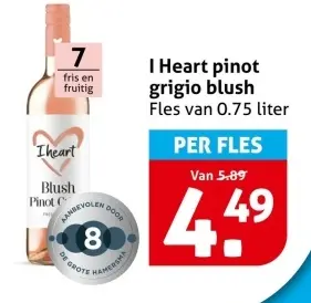 Aanbieding: pinot grigio blush