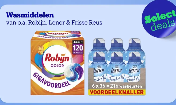 Promotie: Wasmiddelen