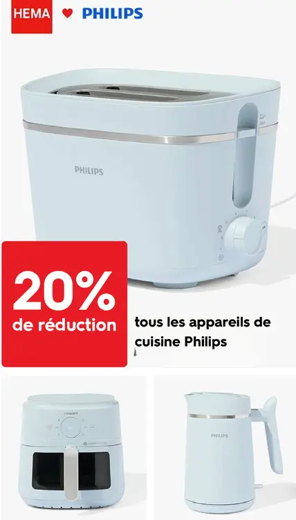 Offre: tous les apparells de cuisine Phillips