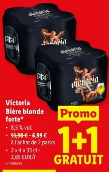 Offre: Victoria Bière blonde forte