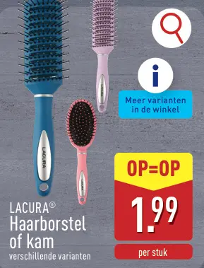 Promotie: Haarborstel of kam