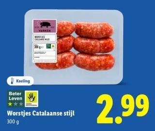 Aanbieding: Worstjes Catalaanse stijl