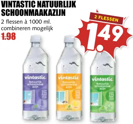 Aanbieding: Vintastic Natuurlijk schoonmaakazijn